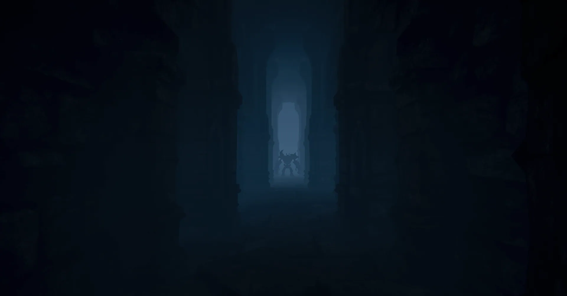 The Unsung Party: Dark dungeon corridor